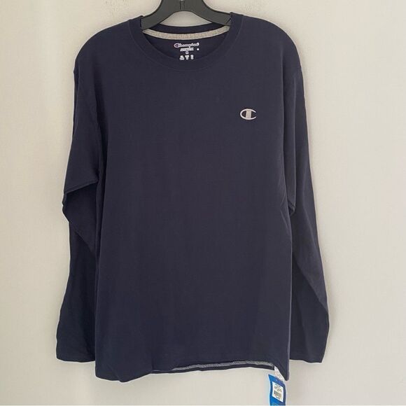 Champion Men’s Long Sleeve Crew Neck Basic Tee size M - Picture 1 of 3